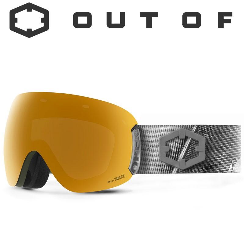 OUT OF スノーゴーグル 19-20 OPEN 0G011617 FEATHER - GOLD24 MCI
