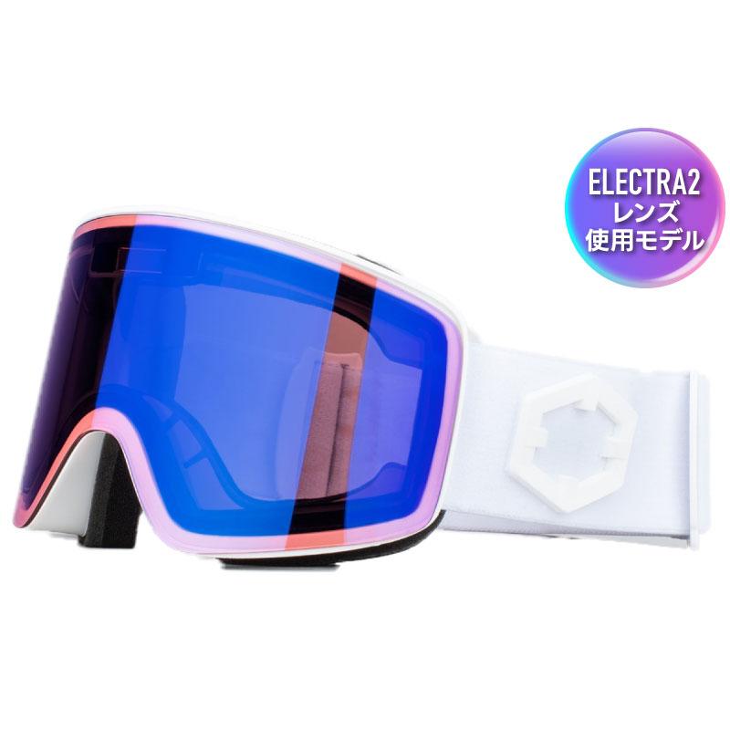 スノーゴーグル OUT OF 24-25 W4G2001 ELECTRA2 White / IRID-BLUE