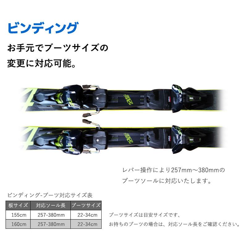 FISCHER（フィッシャー） スキー 5点 セット FISCHER 18-19 RC4 W.C.