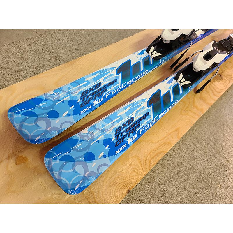 BXB スキー 5点 セット BLUEMORIS BXB XXX-1W BLU 150/160/170cm 金具