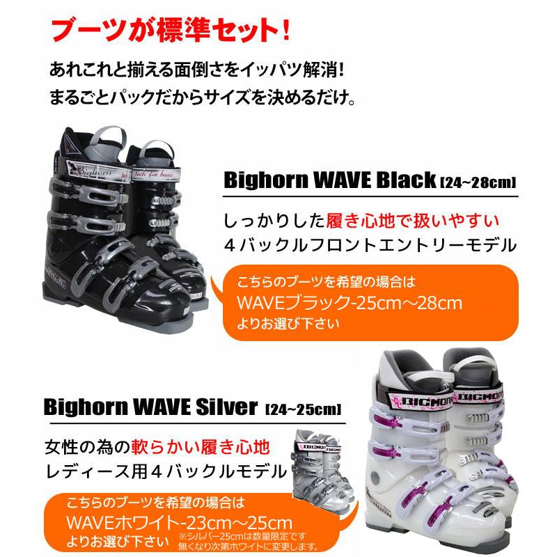 BXB スキー 5点 セット BLUEMORIS BXB XXX-1W BLU 150/160/170cm 金具