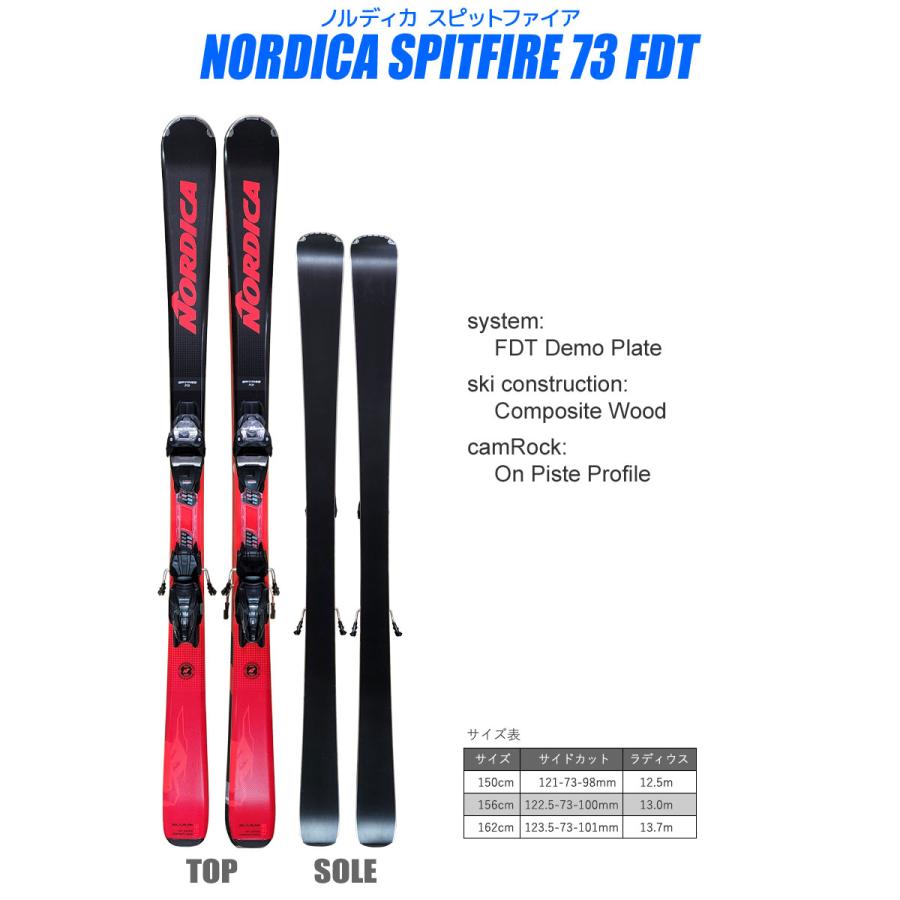 NORDICA ノルディカ SPITFIRE 73 FDT Spitfire 73 Fdt - Nordica - Skis and Boots – Official website