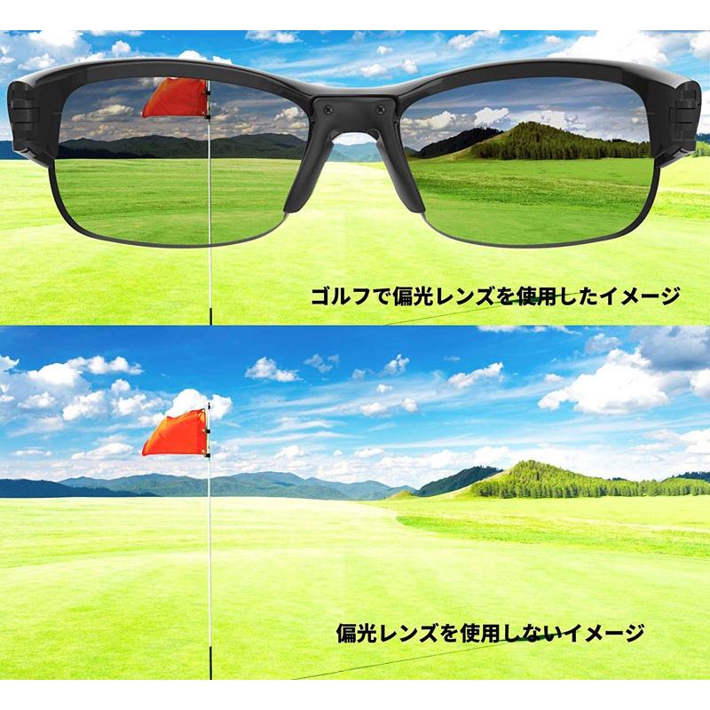 SWANS（スワンズ） 偏光 サングラス LN-0053 BK/PR LUNA ブラック