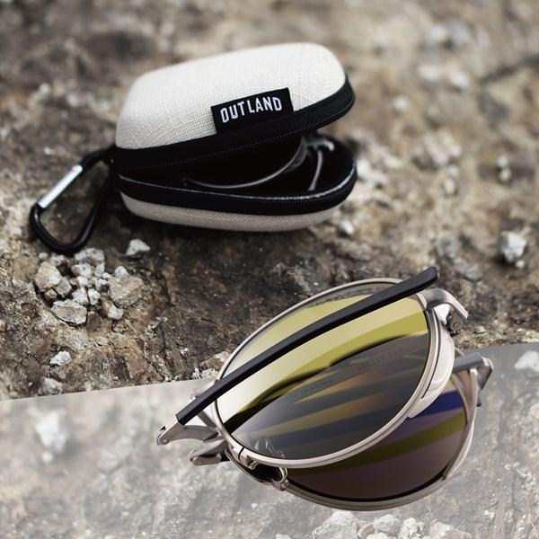 サングラス OUTLAND SELENGA OL-405 GMR 偏光ULTRAライトグリーン 両面 
