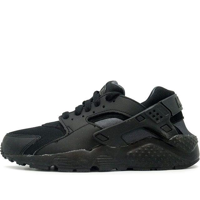 nike huarache run triple black