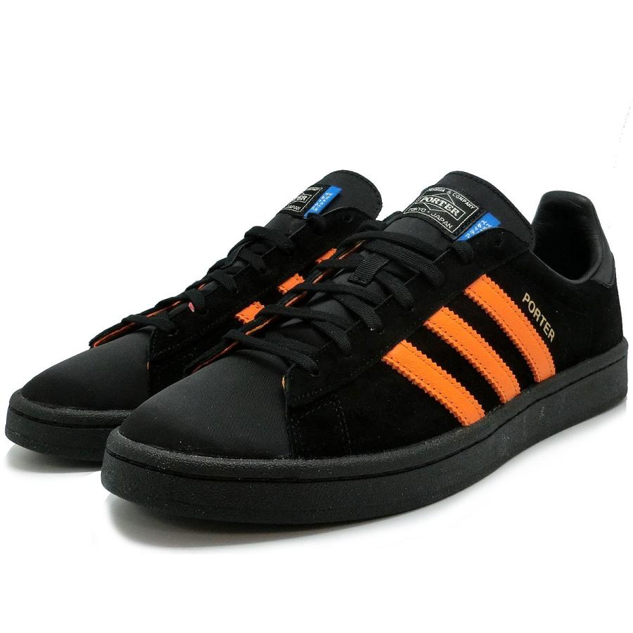ADIDAS x PORTER CAMPUS BLACK/ORANGE アディダス ポーター キャンパス ブラック オレンジ B28143 :B28143:PASSOVER - 通販 - Yahoo!ショッピング