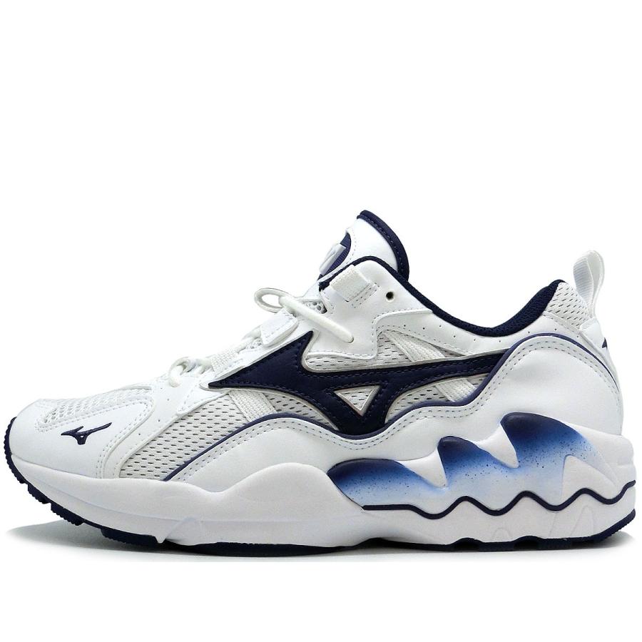 MIZUNO WAVE RIDER 1 WHITE/NAVY ミズノ ウエーブ ライダー ホワイト ネイビー D1GA192714