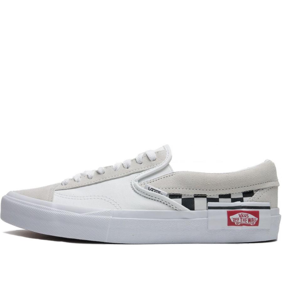 vans slip on cap white