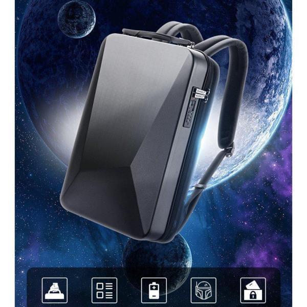 耐衝撃 ビジネスリュック ショルダー 通勤カバン PCケース スマート