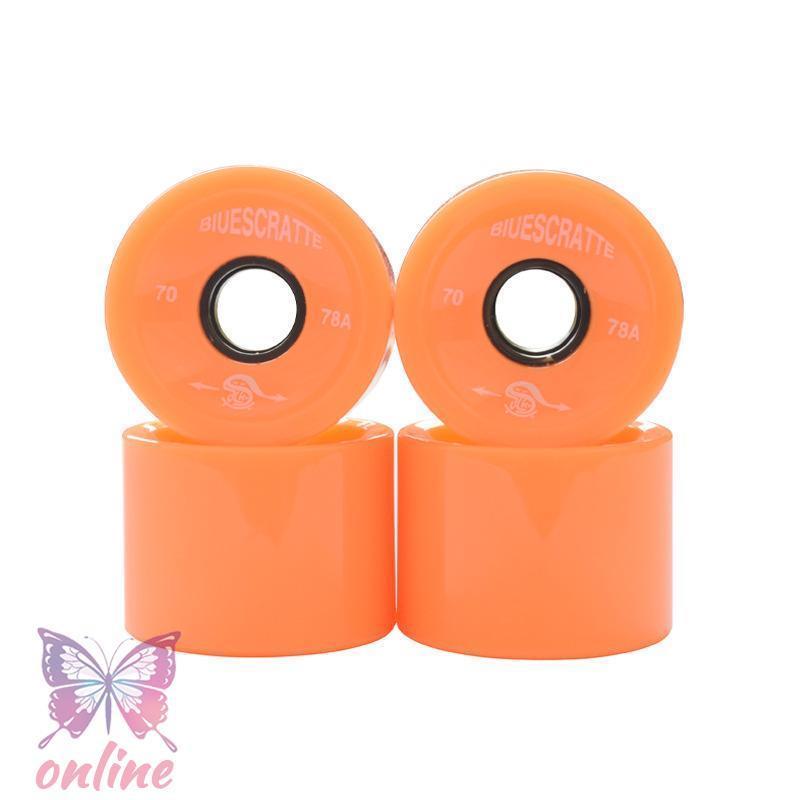 スケボー ウィール スケートボード 78A 70ミリスケボー 70-78A