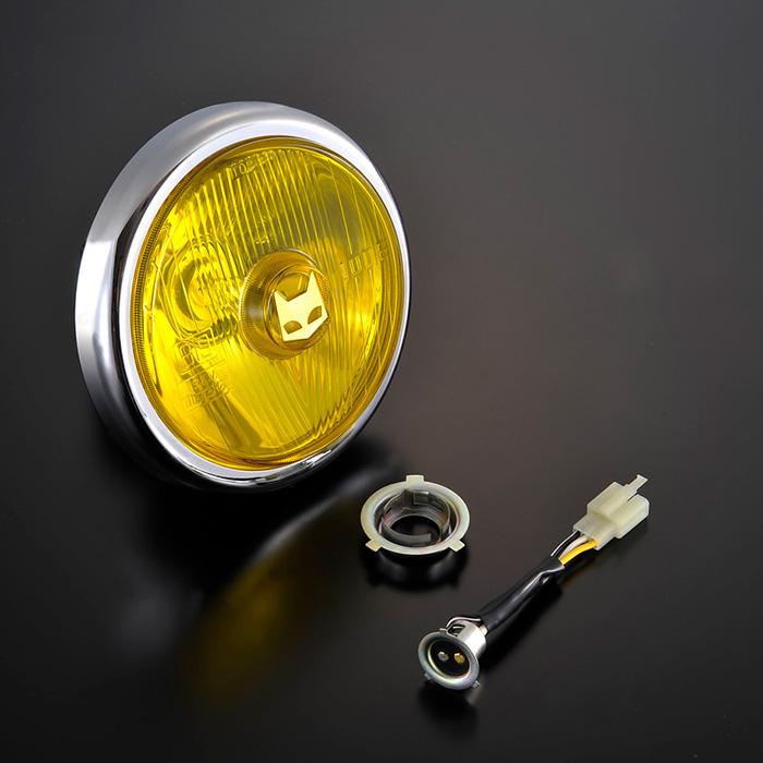 MARCHAL 4ミニ用 マーシャルヘッドランプ 819 ASSY イエロー MARCHAL 4ミニ用 マーシャルヘッドランプ 819 ASSY イエロー