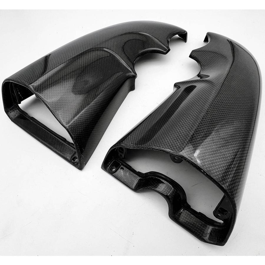 PASTEQUE V-MAX1200 カーボン ダミーエアスクープ 【平織り】左右セット 検索: VMAX 1200 サイド カバー ダクト エアインテーク | 