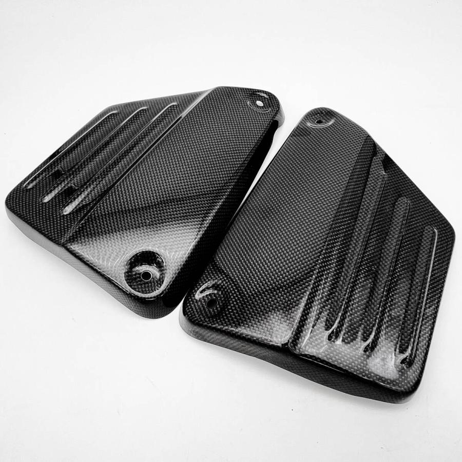 PASTEQUE V-MAX1200 カーボン サイドカバー 【平織り】左右セット 検索:VMAX 1200 純正 ノーマル | 