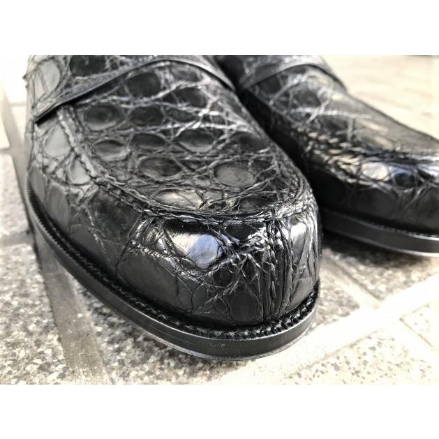 【訳あり品】 Flli.Giacometti FG543 フラテッリジャコメッティ　カイマンワニ　ローファー 【TMF3706841702】(135520円)