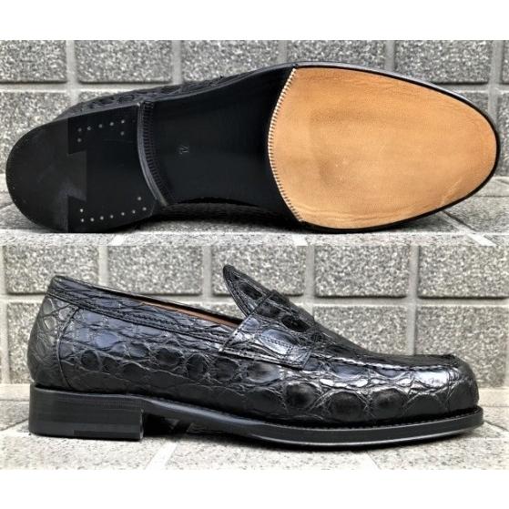 【訳あり品】 Flli.Giacometti FG543 フラテッリジャコメッティ　カイマンワニ　ローファー 【TMF3706841702】(135520円)