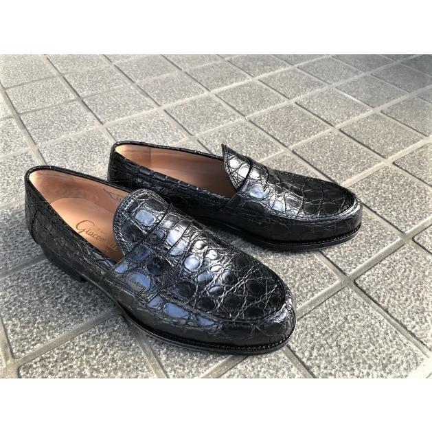 【訳あり品】 Flli.Giacometti FG543 フラテッリジャコメッティ　カイマンワニ　ローファー 【TMF3706841702】(135520円)