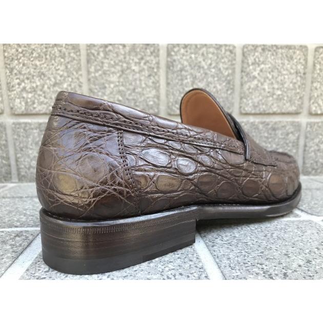 【訳あり品】 Flli.Giacometti FG543 フラテッリジャコメッティ　カイマンワニ　ローファー 【TMF3706841702】(135520円)