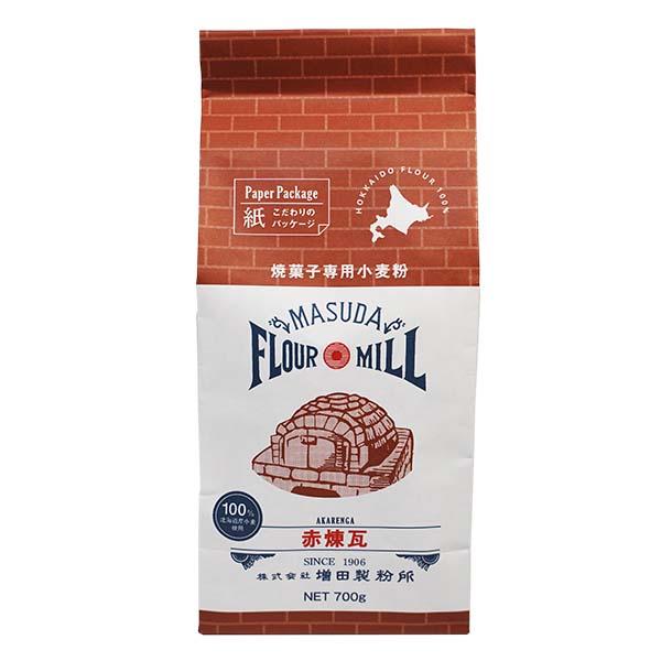 北海道産 焼菓子用小麦粉 赤煉瓦 700g 1個入 国産 製菓 菓子用 小麦 100％   TCP001-1