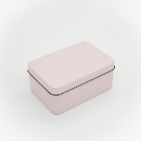 ポップ缶 レク (ピンク) 127×89×H55mm 112個入 キャンディ缶 クッキー
