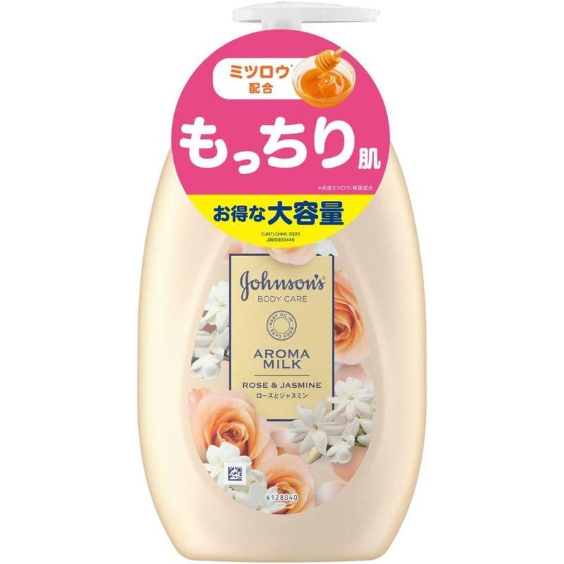 ジョンソンボディケア エクストラケアアロマミルク 500ml ローズとジャスミンの香り 大容量 ボディクリーム ボディミルク ローション ポ｜pasworksn｜08