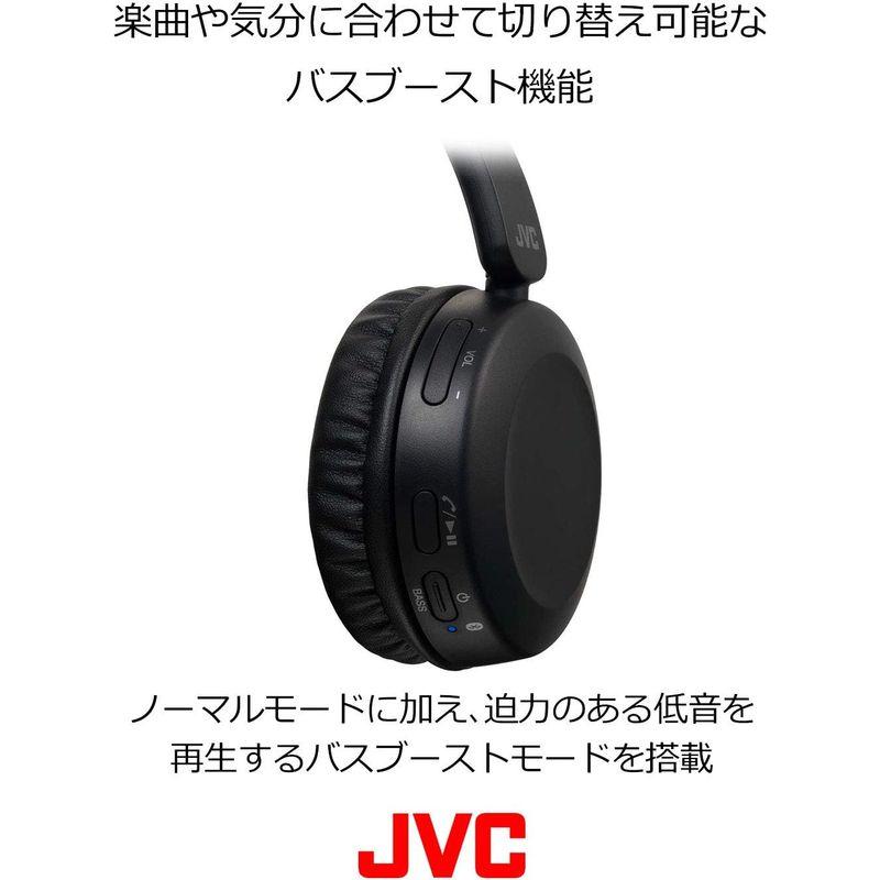 JVCケンウッド JVC HA-S48BT-B ワイヤレスヘッドホン Bluetooth対応/連続17時間再生/バスブースト機能搭載/ハンズ｜pasworksn｜08