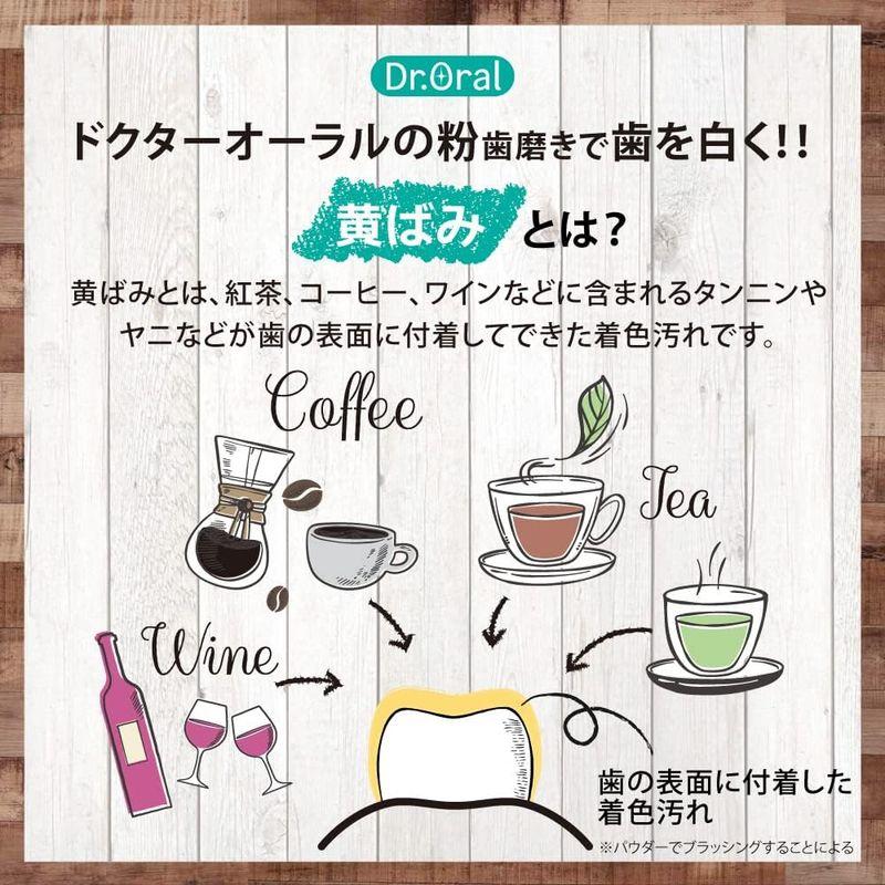 ドクターオーラル Dr.Oral ホワイトニングパウダーソルト&ミントN クリーニング成分80%配合 (卵殻アパタイト40%)粉歯磨き ソル｜pasworksn｜06