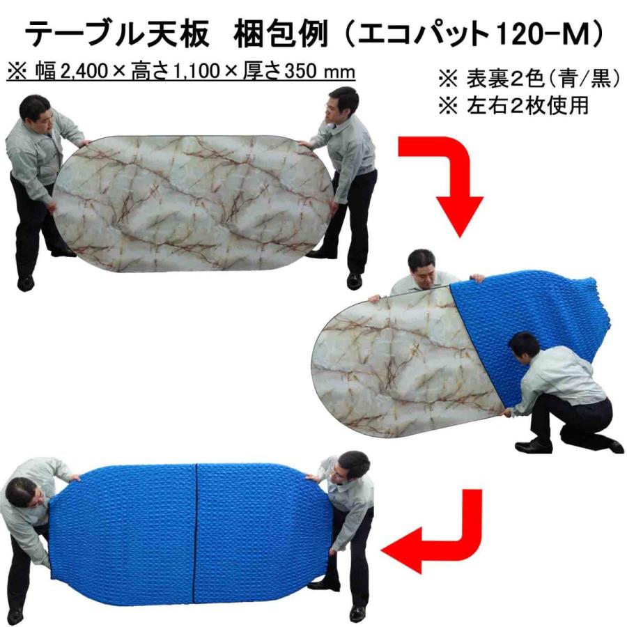 梱包用品／養生材】エコパット 120-M〈ソフトゴム仕様〉MEP-120M