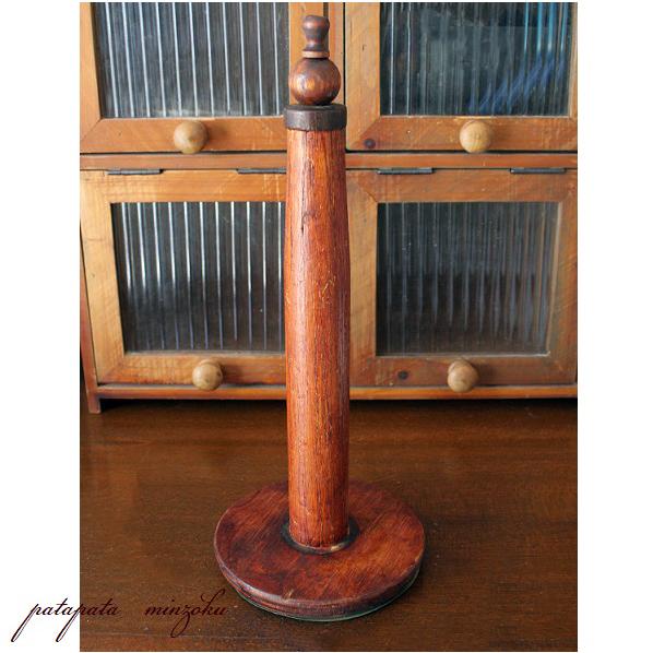 アンティークキッチンホルダー キッチンペーパー ホルダー おしゃれ 壁掛け 壁付け レトロ