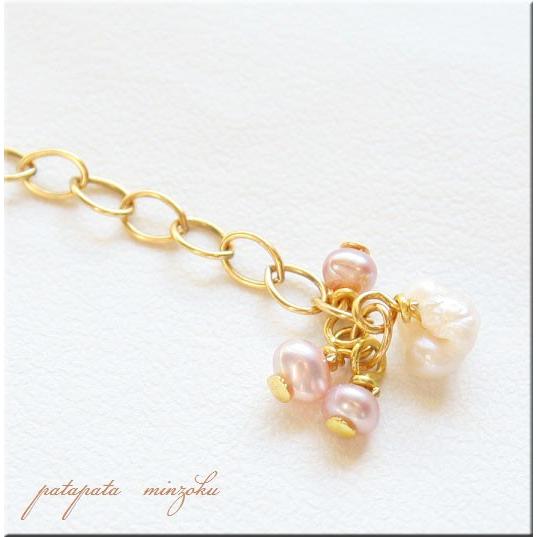 アンデシン ブレスレット ゴールド ハンドメイド : パタパタ民族