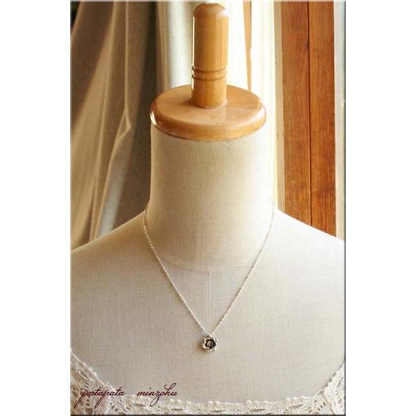 ダイヤカット ボールチェーン 1.2mm + ビーズ 2.0mm 45cm SV925