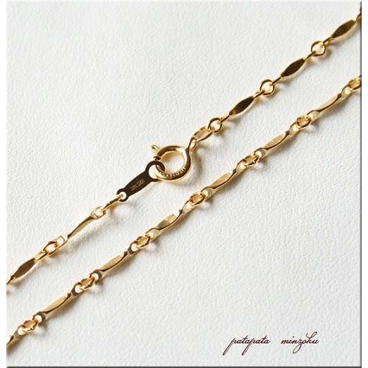 バーコネクト チェーン ゴールドフィルド 2.3mm 45cm 14kgf 14k