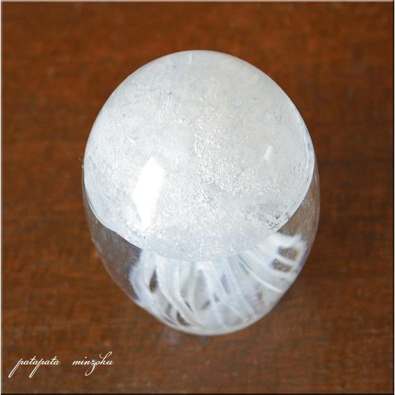 ジェリーフィッシュ ホワイト クラゲ クラフトガラスワーク くらげ 海