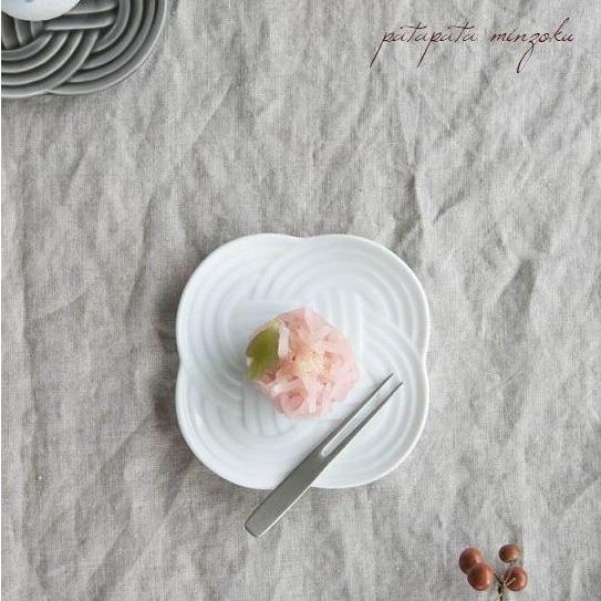 小田陶器 結 (musubi) 水引 10.8cm 小皿 陶器 美濃焼 陶器 やまに