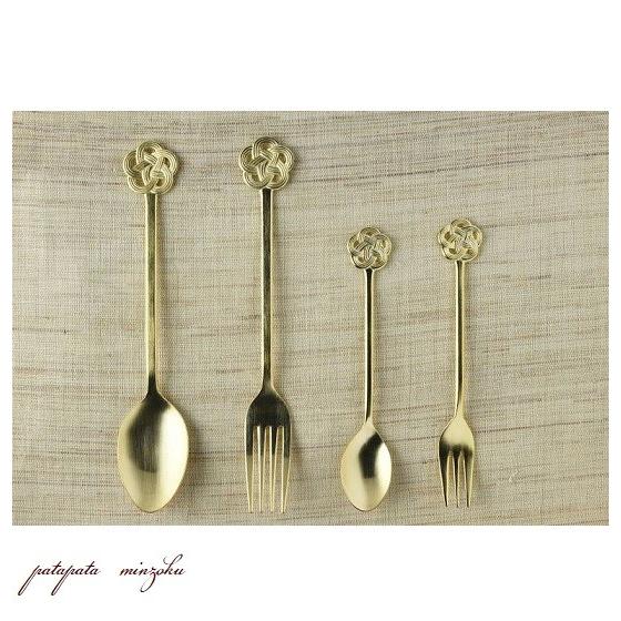 mizuhiki カトラリー 8pcセット ゴールド 燕三条 水引 日本製 パタミン