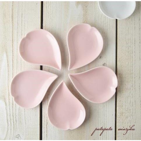美濃焼 さくらひとひら 11cm セット 豆皿 ピンク 陶器 桜 カトラリー