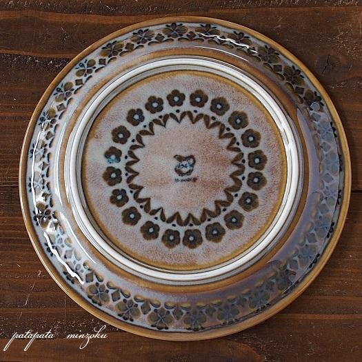 クラシコ プレート L 花とオリーブ 北欧 アンティーク調 23.5cm 美濃焼