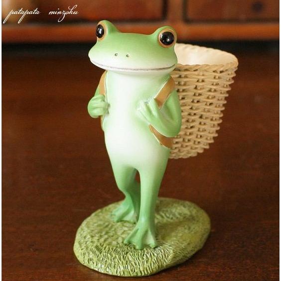 Copeau コポー 背負いカゴの小物入れ ミドルサイズ 置物 ダイカイ