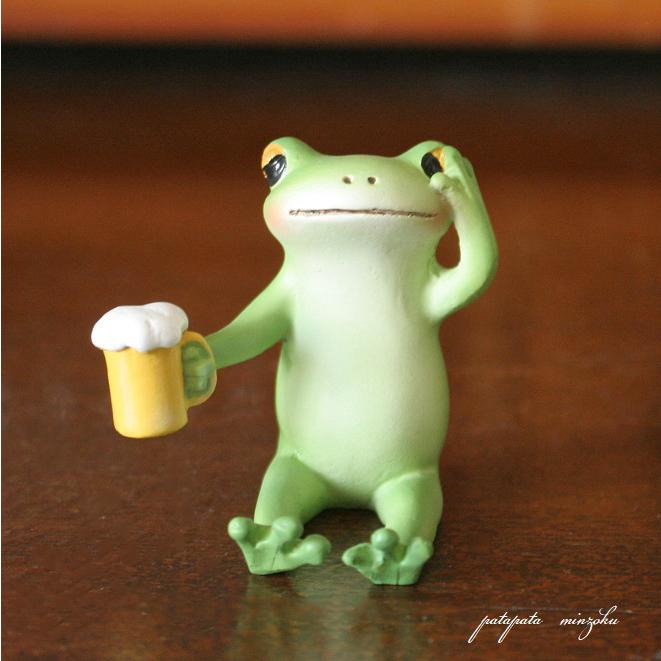 Copeau コポー ほろ酔いのカエル 置物 ダイカイ オブジェ カエル 雑貨
