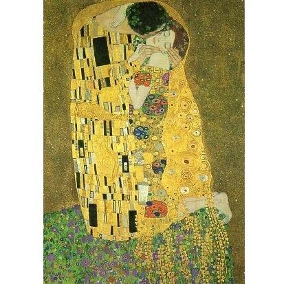 接吻 グスタフ・クリムト Gustav Klimt ポストカード スイス 製