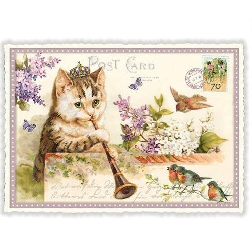 ねこパンツくん　　ポストカード 猫ポストカード 黒猫（中村玲子）｜HITOTOKI公式オンラインストア