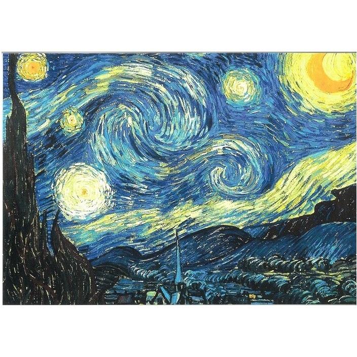 星月夜 ゴッホ ポストカード ドイツ 製 フィンセント ファン