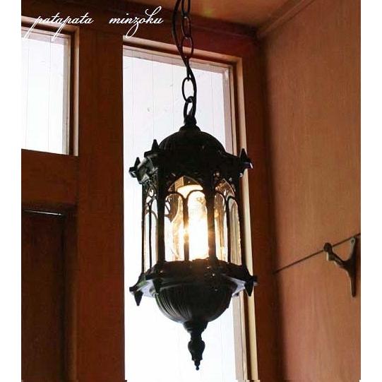 バロック ランプ アンティークブラック ペンダントライト ペンダント