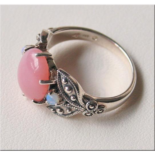 ピンクオパール と オパール の リング 13号 碌山 Rokuzan ジュエリー アクセサリー 指輪 10月の誕生石 R134e2 パタパタ民族 通販 Yahoo ショッピング