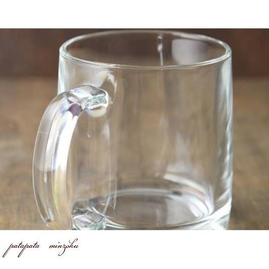 ビールジョッキ ショートサイズ 380ml ガラス ビアジョッキ : パタパタ