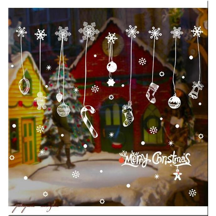 クリスマス ガラスフィルム ウォールステッカー C クリスマスステッカー インテリアシール クリスマスツリー 壁紙 窓 Wsg18y パタパタ民族 通販 Yahoo ショッピング