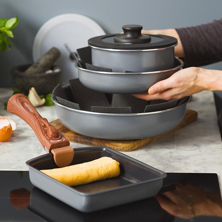 GREEN PAN（グリーンパン） 送料無料 クリックシェフ 9点セット