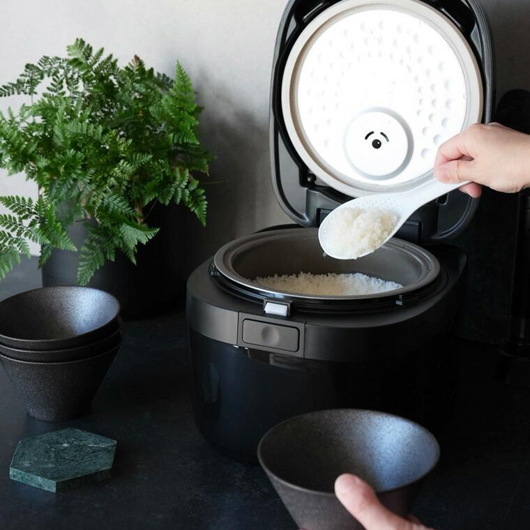 コレール CORELLE IH炊飯器 5合炊き ブラック PFASフリー RCB-081BK