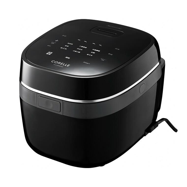 コレール CORELLE IH炊飯器 5合炊き ブラック PFASフリー RCB-081BK