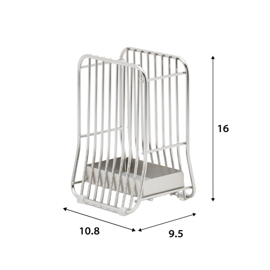 ツールスタンドＳ ＳＲ シルバー hanauta ハナウタ ビーワーススタイル 送料無料/ キッチン 水切り カトラリースタンド キッチンスタンド＊z-M-310142S＊ | be worth style | 11
