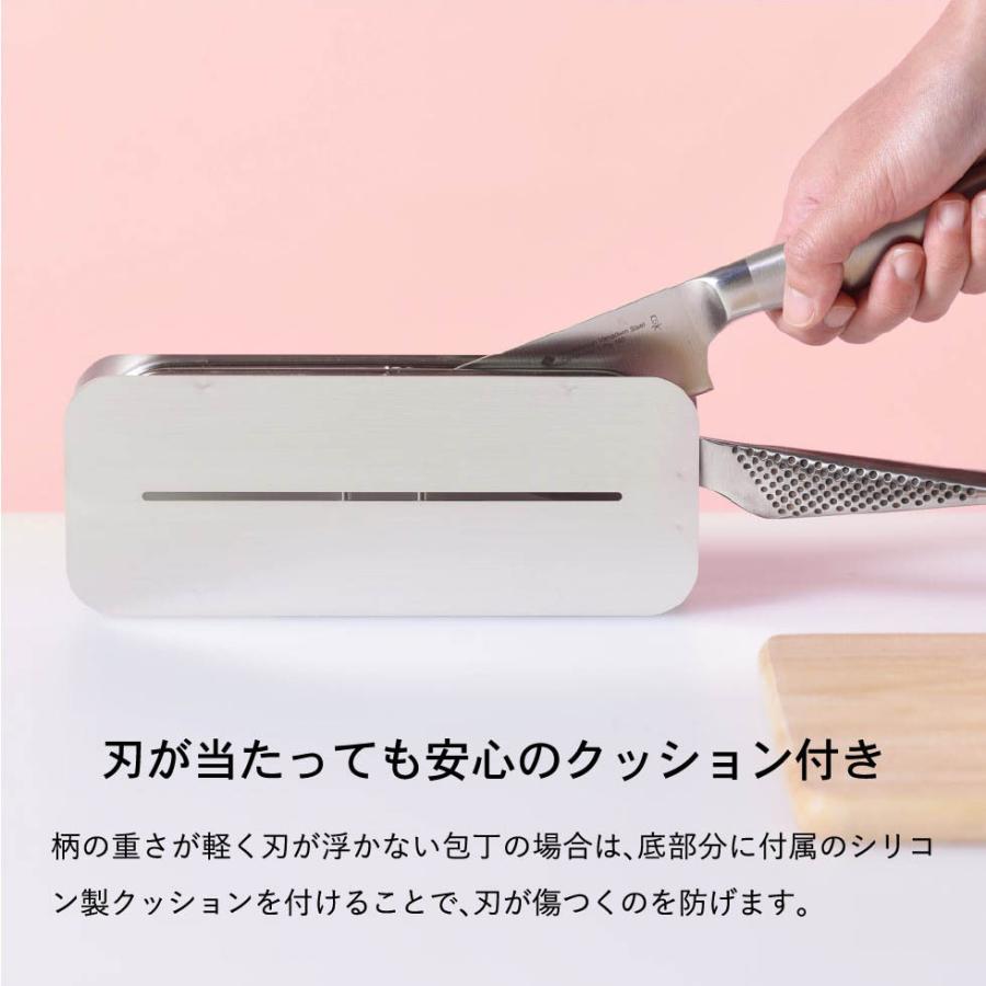 包丁スタンド ＲＧ ローズゴールド hanauta ハナウタ ビーワーススタイル 送料無料/ キッチン 包丁 収納 包丁立て 包丁ホルダー＊z-M-190003S＊ | be worth style | 05